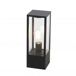 QAZQA Industrielle Außenleuchte schwarz 40 cm IP44 - Charlois 15 QAZQA Industrielle Außenleuchte schwarz 40 cm IP44 - Charlois -Outdoor Lights Store 1612 102447 2