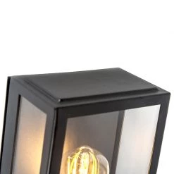 QAZQA Außenwandleuchte schwarz mit Bewegungsmelder IP44 - Rotterdam 1 20 QAZQA Außenwandleuchte schwarz mit Bewegungsmelder IP44 - Rotterdam 1 -Outdoor Lights Store 1642 95260 3
