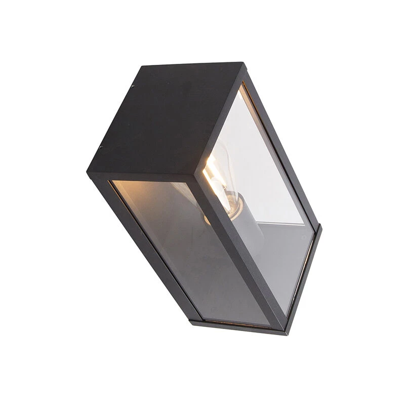 QAZQA Industrielle Wandleuchte schwarz 26 cm IP44 - Charlois 13 QAZQA Industrielle Wandleuchte schwarz 26 cm IP44 - Charlois - Image 11