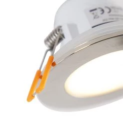 QAZQA 6er Set Einbaustrahler Stahl inkl. LED 3-Stufen dimmbar IP65 - Blanca -Outdoor Lights Store 1858 104387 2