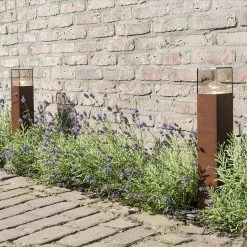 QAZQA Smarte Außenleuchte rostbraun 50 cm inkl. Wifi A60 - Dänemark -Outdoor Lights Store 2021 104606 15