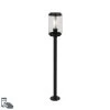 QAZQA Smart Design Außenstehleuchte schwarz 100 cm IP44 inkl. Wifi ST64 - Schiedam -Outdoor Lights Store 2169 104649 0