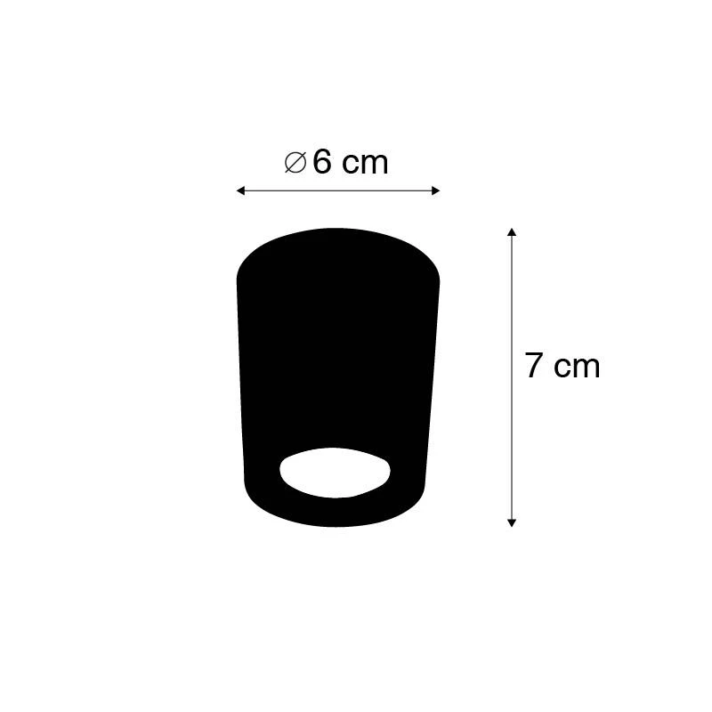 QAZQA Moderner Deckenspot schwarz inkl. LED IP55 - Livia 7 QAZQA Moderner Deckenspot schwarz inkl. LED IP55 - Livia - Image 5