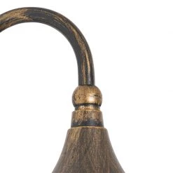 QAZQA Außenwandleuchte Antik Gold IP44 inkl. Bewegungsmelder - Daphne -Outdoor Lights Store 3012 105164 7