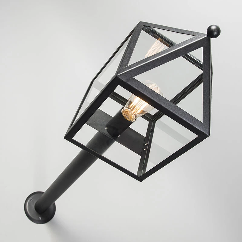 QAZQA Außenleuchte Pfahl schwarz 100 cm - Amsterdam 9 QAZQA Außenleuchte Pfahl schwarz 100 cm - Amsterdam - Image 7