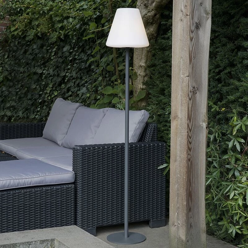 QAZQA Moderne Außenstehleuchte dunkelgrau - Virginia 15 QAZQA Moderne Außenstehleuchte dunkelgrau - Virginia - Image 13