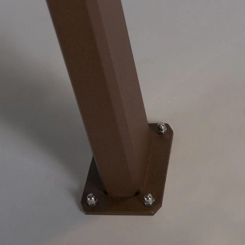 QAZQA Smart staande buitenlamp roestbruin 65 cm IP44 incl. Wifi GU10 - Baleno 10 QAZQA Smart staande buitenlamp roestbruin 65 cm IP44 incl. Wifi GU10 - Baleno - Image 8