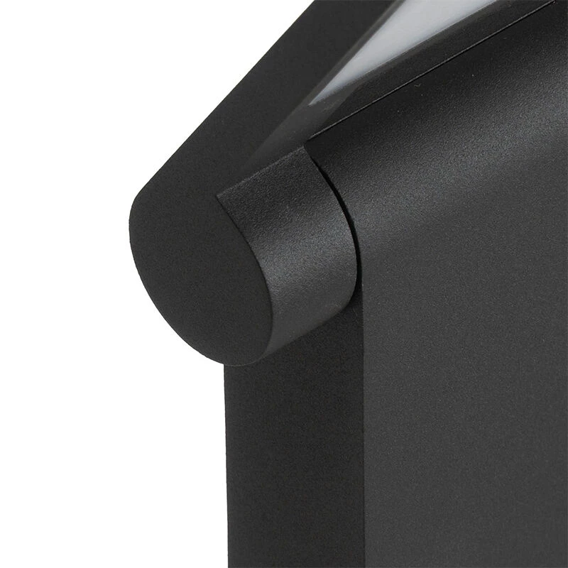 QAZQA Moderner Außenmast grau inkl. LED IP54 - Zane 10 QAZQA Moderner Außenmast grau inkl. LED IP54 - Zane - Image 8