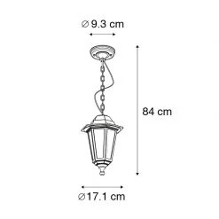 ARCCHIO Außenpendelleuchte Antikgold IP44 - New Haven -Outdoor Lights Store 5043 103203 3