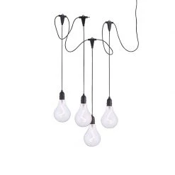 Paul Neuhaus Moderne Hängelampe schwarz inkl LED IP44 - Nomade