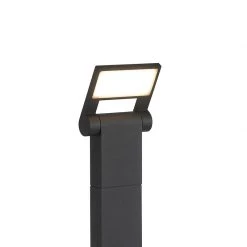 QAZQA Moderner Außenmast grau inkl. LED IP54 - Zane 19 QAZQA Moderner Außenmast grau inkl. LED IP54 - Zane -Outdoor Lights Store 5518 103924 3