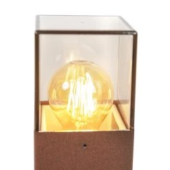 QAZQA Smarte Außenleuchte rostbraun 50 cm inkl. Wifi A60 - Dänemark -Outdoor Lights Store 5556 104606 6