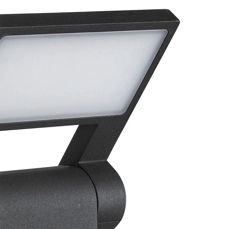 QAZQA Moderner Außenmast grau inkl. LED IP54 - Zane 9 QAZQA Moderner Außenmast grau inkl. LED IP54 - Zane - Image 7