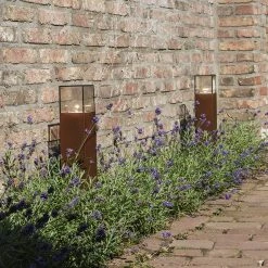 QAZQA Smarte Außenleuchte rostbraun 50 cm inkl. Wifi A60 - Dänemark -Outdoor Lights Store 6011 104606 18