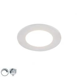 QAZQA Weißer Einbaustrahler inkl. LED 3-stufig dimmbar IP65 - Blanca