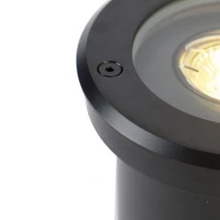 QAZQA Moderner Outdoor-Bodenstrahler schwarz IP65 - Delux -Outdoor Lights Store 6500 104448 6