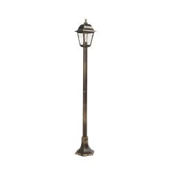 QAZQA Klassische Laterne Antikgold 122 cm IP44 - Hauptstadt 27 QAZQA Klassische Laterne Antikgold 122 cm IP44 - Hauptstadt -Outdoor Lights Store 6951 103217 12