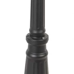 QAZQA Smart buiten lantaarn zwart 3-lichts incl. Wifi ST64 - New Orleans 33 QAZQA Smart buiten lantaarn zwart 3-lichts incl. Wifi ST64 - New Orleans -Outdoor Lights Store 7007 106252 12