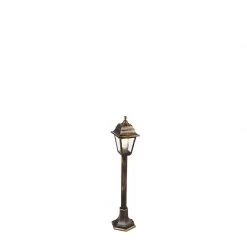 QAZQA Klassische Laterne Antikgold 122 cm IP44 - Hauptstadt 20 QAZQA Klassische Laterne Antikgold 122 cm IP44 - Hauptstadt -Outdoor Lights Store 7341 103217 5