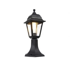 QAZQA Klassische Außenstange schwarz 44 cm IP44 - Hauptstadt -Outdoor Lights Store 7360 103214 6