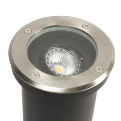 QAZQA Set mit 5 Außenbodenspots Edelstahl IP65 - Delux -Outdoor Lights Store 7480 95600 8