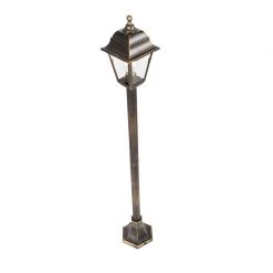 QAZQA Klassische Laterne Antikgold 122 cm IP44 - Hauptstadt 25 QAZQA Klassische Laterne Antikgold 122 cm IP44 - Hauptstadt -Outdoor Lights Store 7564 103217 10