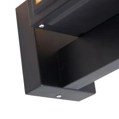 QAZQA Land Wandleuchte schwarz IP44 - Sutton Up 21 QAZQA Land Wandleuchte schwarz IP44 - Sutton Up -Outdoor Lights Store 7907 103474 5