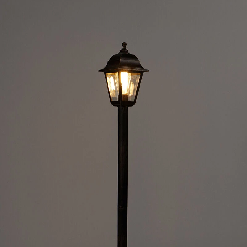 QAZQA Klassische Laterne Antikgold 122 cm IP44 - Hauptstadt 14 QAZQA Klassische Laterne Antikgold 122 cm IP44 - Hauptstadt - Image 12