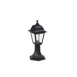 QAZQA Klassische Außenstange schwarz 44 cm IP44 - Hauptstadt -Outdoor Lights Store 9155 103214 9